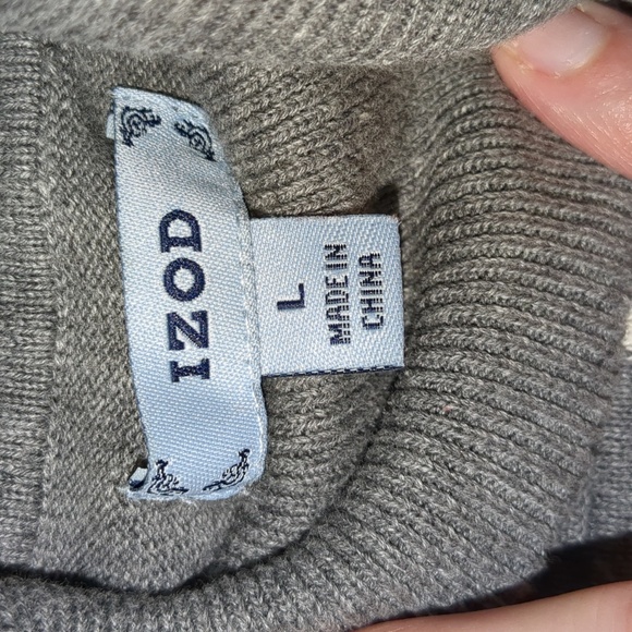 Izod Women's Sweater Short Sleeve L - Picture 2 of 8